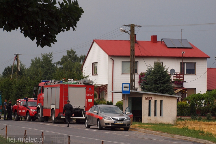 Nawałnica nad powiatem mieleckim! Zerwane dachy!