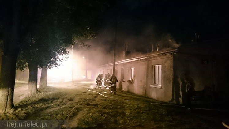 Pożar baraku w MMR. Płonęło mieszkanie!