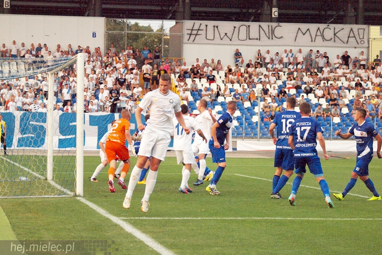 2 liga: FKS STAL MIELEC - MKS Puszcza Niepołomice 2:1