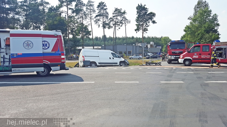 Wypadek na nowej obwodnicy!