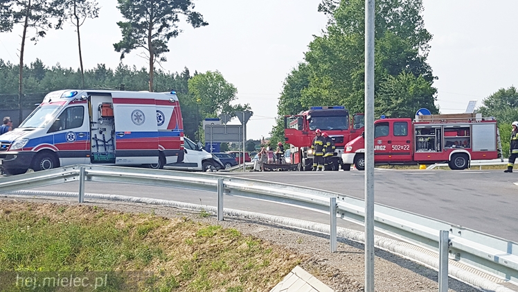Wypadek na nowej obwodnicy!