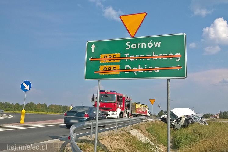 Wypadek na nowej obwodnicy!