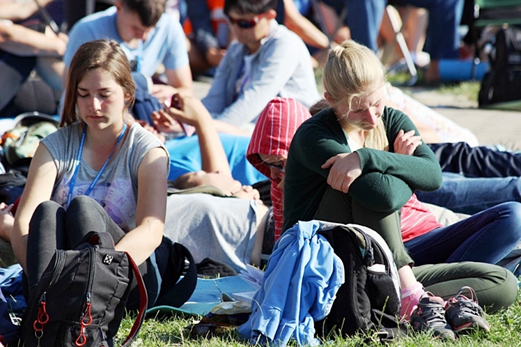 Piąty dzień Pieszej Pielgrzymki Tarnowskiej czasem adoracji Najświętszego Sakramentu