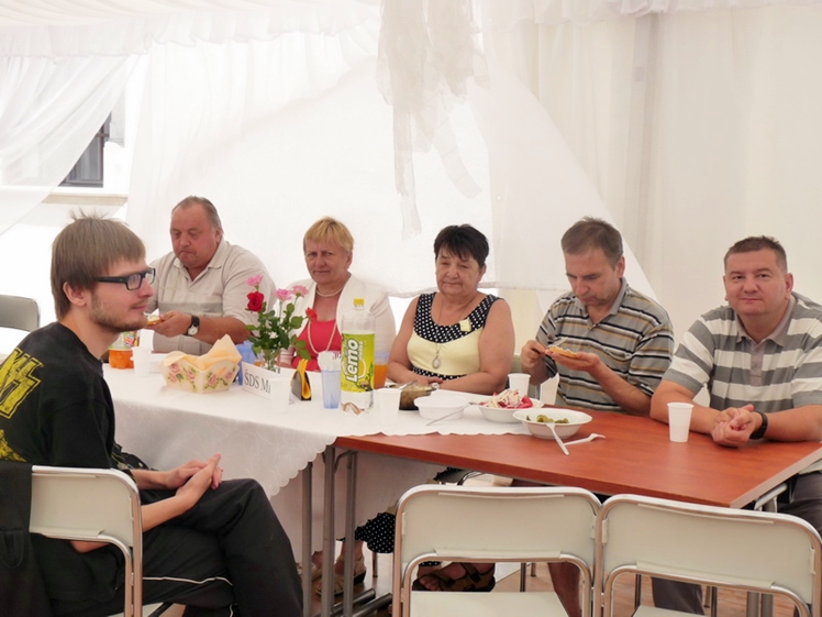 Uczestnicy ŚDS na II Wakacyjnych Spotkaniach ze Sztuką