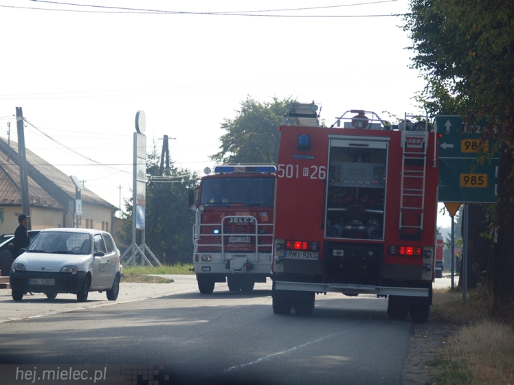 Pożar w Chorzelowie