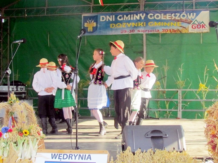 ?Chorzelowiacy? i delegacja Gminy Mielec na Dożynkach Gminnych w Goleszowie