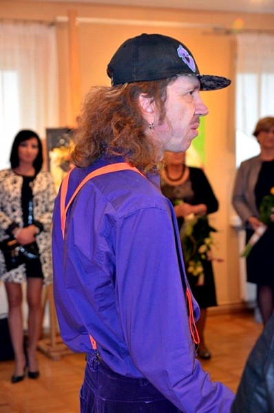 Wernisaż wystawy Grzegorza Cebuli w Chorzelowie
