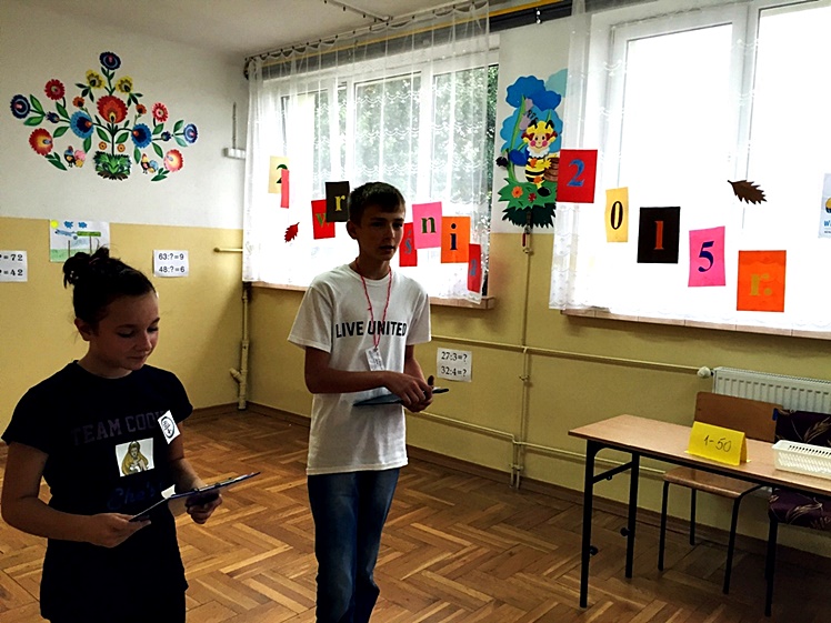 V Światowy Dzień Tabliczki Mnożenia w Szkole Podstawowej w Zabrniu