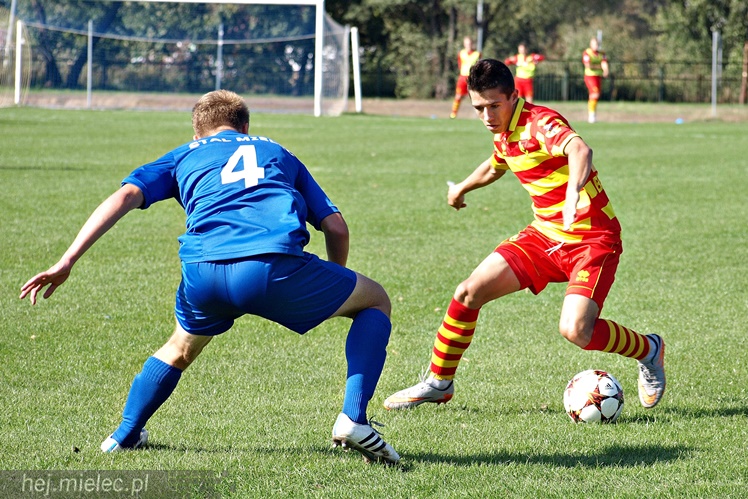 Juniorzy Stali Mielec przegrali z Jagiellonią Białystok