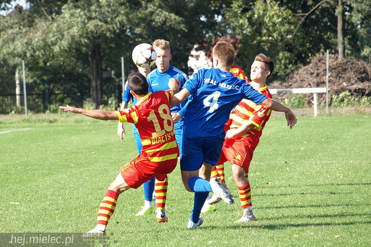 Juniorzy Stali Mielec przegrali z Jagiellonią Białystok