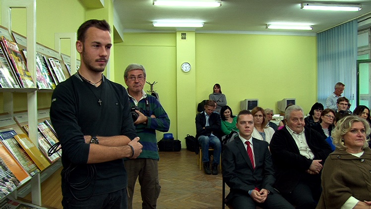 Promocja książki ?Alfabet szyfru? Damiana Tomeckiego