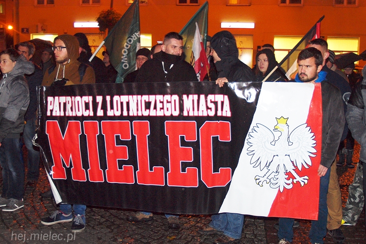 Mielczanie pikietowali przeciw uchodźcom