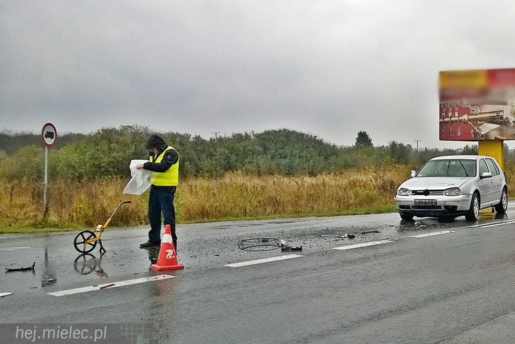 Ślisko na mieleckich drogach, są kolizje