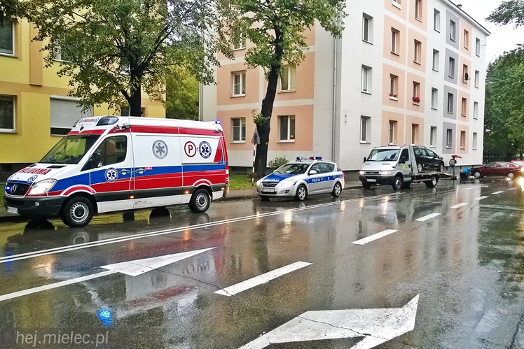 Ślisko na mieleckich drogach, są kolizje