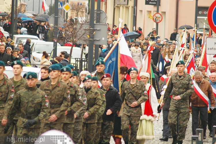 Mielczanie dumni z Polski Niepodległej