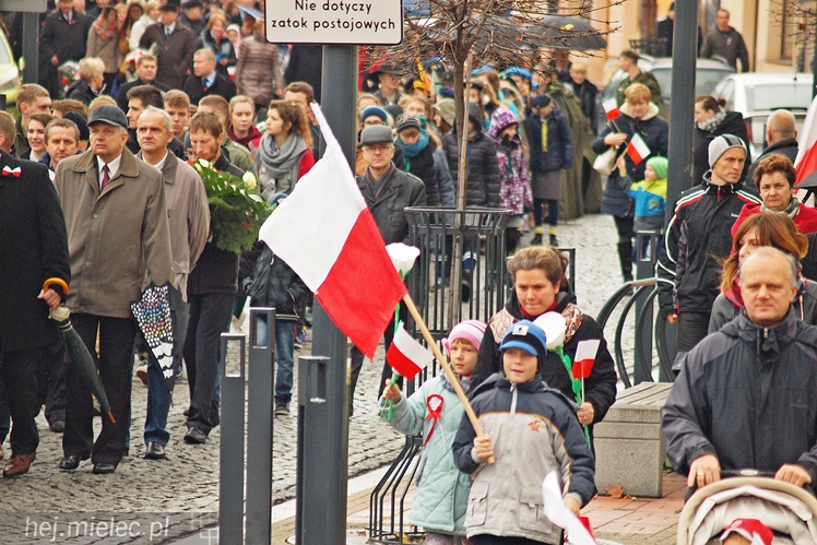 Mielczanie dumni z Polski Niepodległej