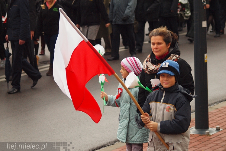 Mielczanie dumni z Polski Niepodległej