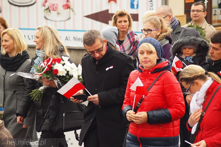 Mielczanie dumni z Polski Niepodległej