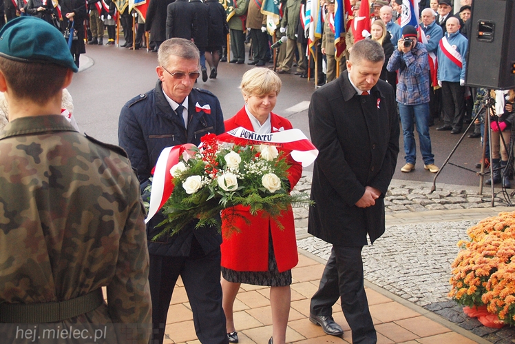 Mielczanie dumni z Polski Niepodległej