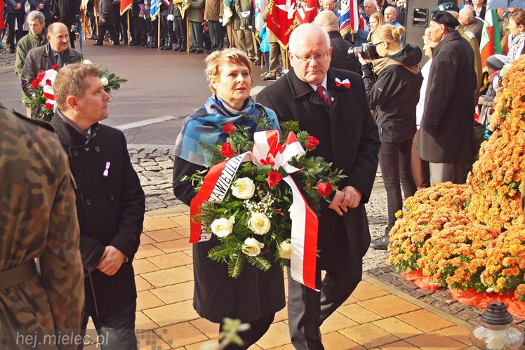 Mielczanie dumni z Polski Niepodległej