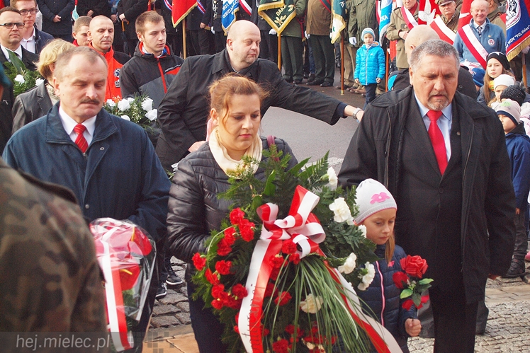 Mielczanie dumni z Polski Niepodległej