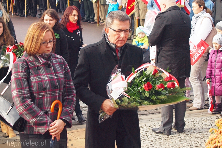 Mielczanie dumni z Polski Niepodległej
