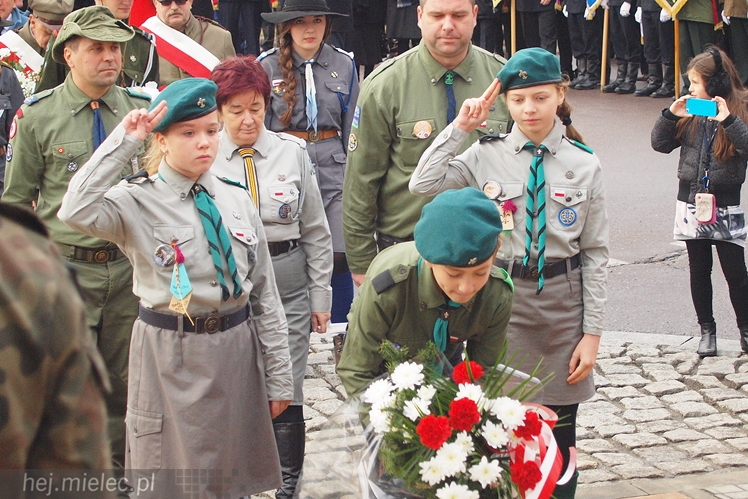 Mielczanie dumni z Polski Niepodległej