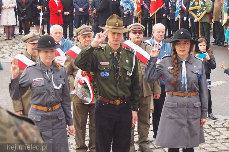 Mielczanie dumni z Polski Niepodległej