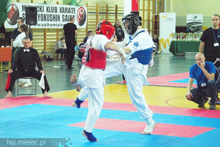 Międzynarodowa obsada mistrzostw karate full-contact