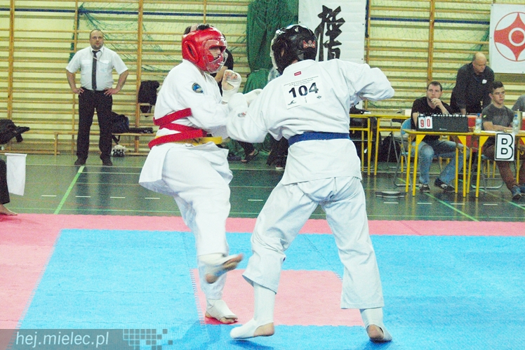 Międzynarodowa obsada mistrzostw karate full-contact