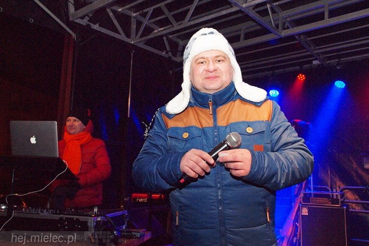 Powitanie 2016 roku na Placu AK w Mielcu