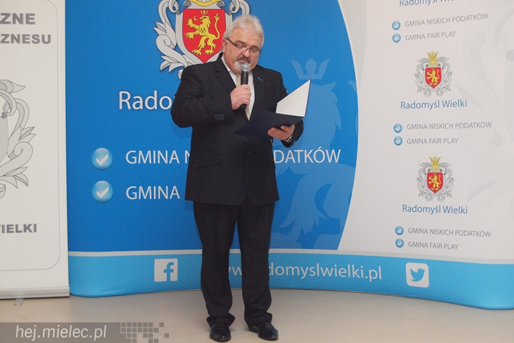 Burmistrz Radomyśla Wielkiego nagrodził przedsiębiorców