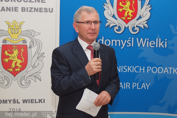 Burmistrz Radomyśla Wielkiego nagrodził przedsiębiorców