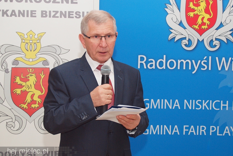 Burmistrz Radomyśla Wielkiego nagrodził przedsiębiorców
