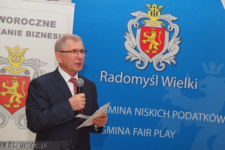 Burmistrz Radomyśla Wielkiego nagrodził przedsiębiorców