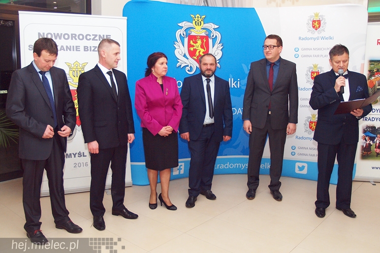 Burmistrz Radomyśla Wielkiego nagrodził przedsiębiorców