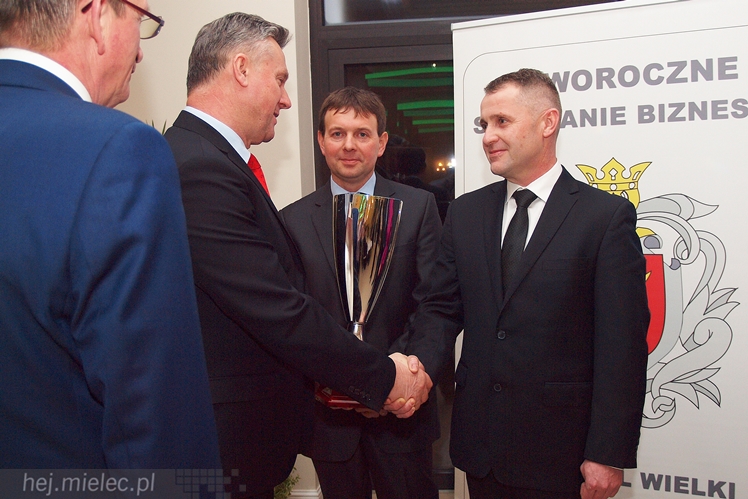Burmistrz Radomyśla Wielkiego nagrodził przedsiębiorców