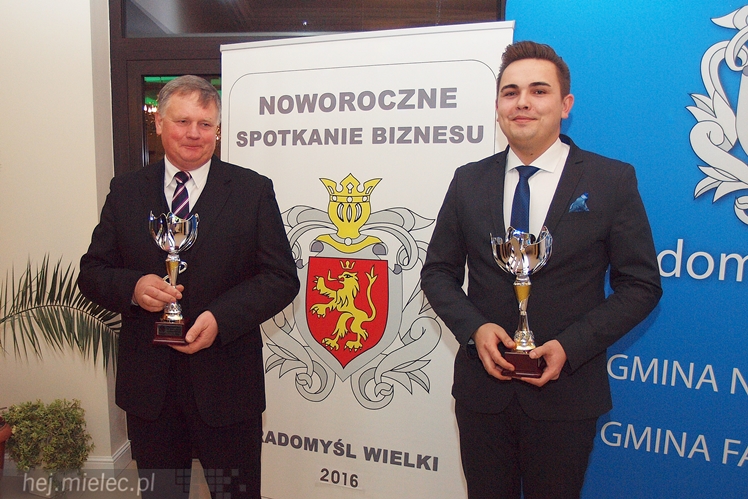 Burmistrz Radomyśla Wielkiego nagrodził przedsiębiorców