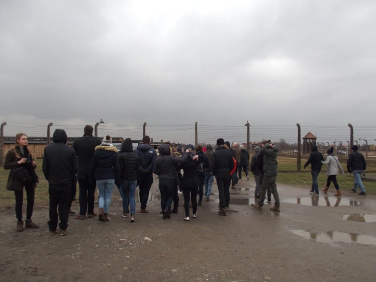 Uczniowie ZSB w muzeum Auschwitz-Birkenau