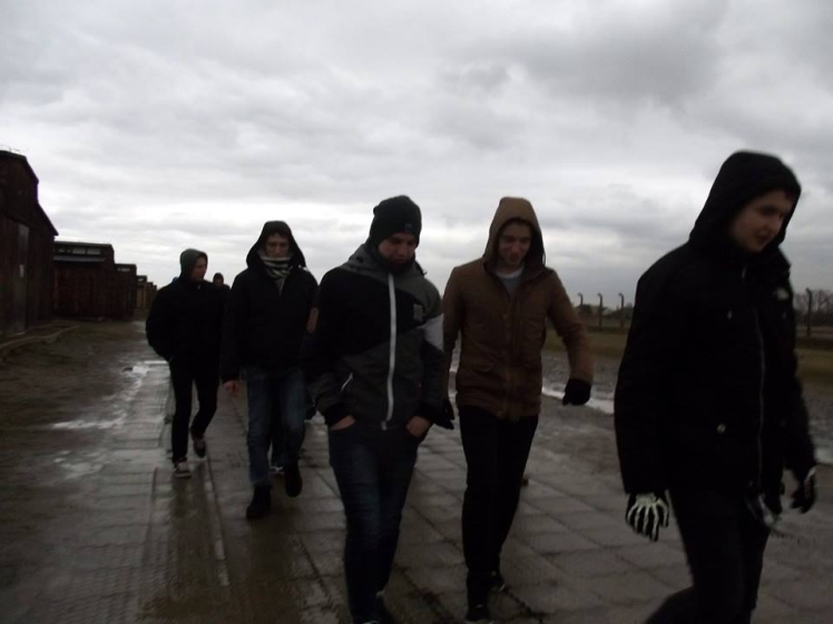 Uczniowie ZSB w muzeum Auschwitz-Birkenau