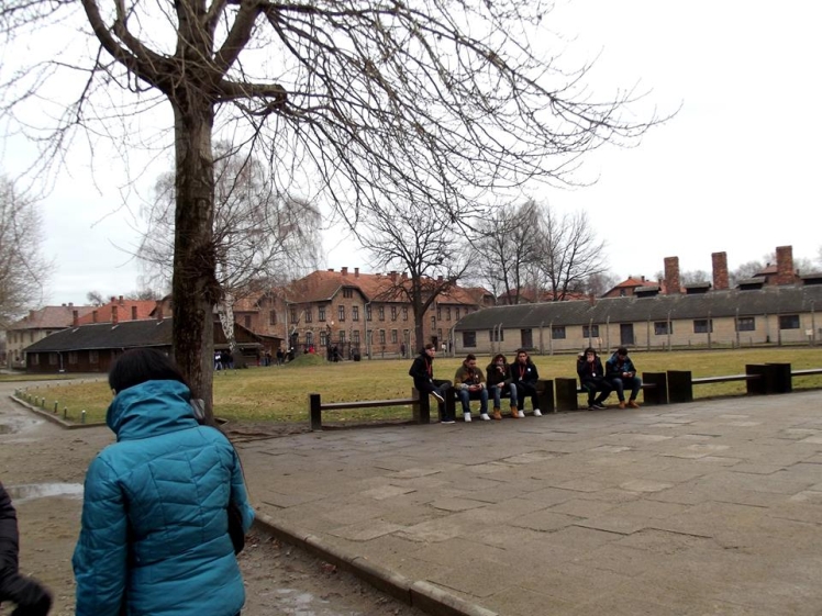 Uczniowie ZSB w muzeum Auschwitz-Birkenau