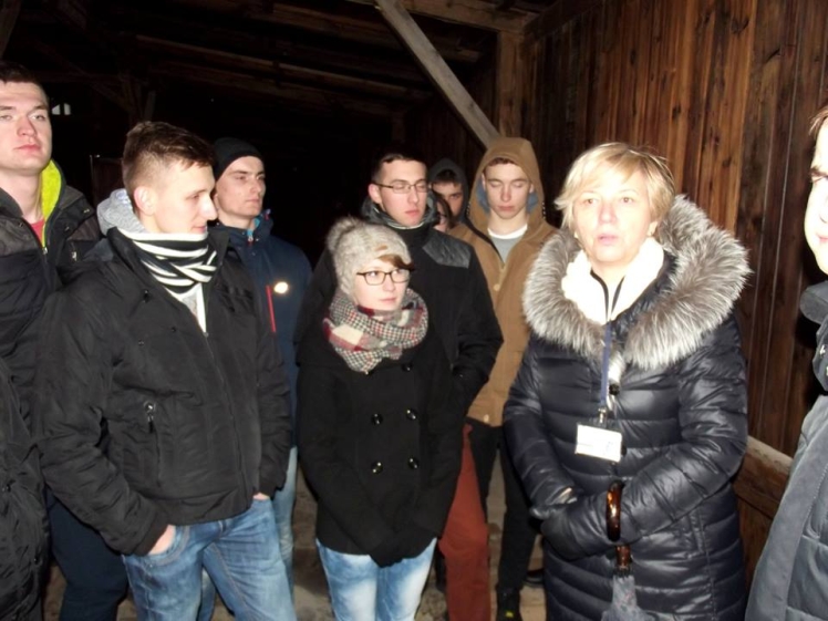 Uczniowie ZSB w muzeum Auschwitz-Birkenau