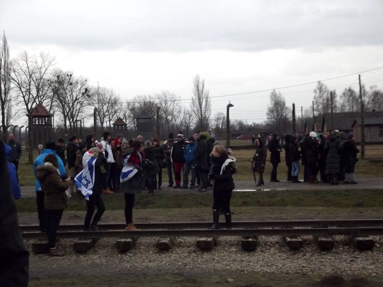 Uczniowie ZSB w muzeum Auschwitz-Birkenau