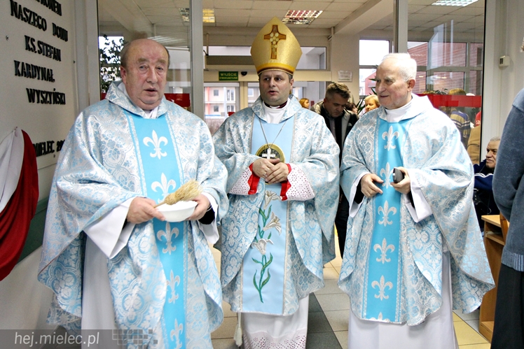Biskup Leszek Leszkiewicz odwiedził Dom Pomocy Społecznej