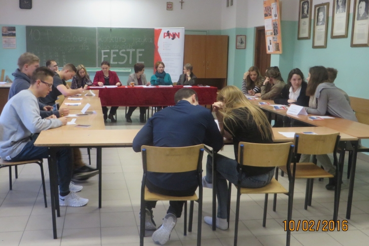 Jubileuszowy, 10. Powiatowy Konkurs Języka Niemieckiego dla Klas Drugich