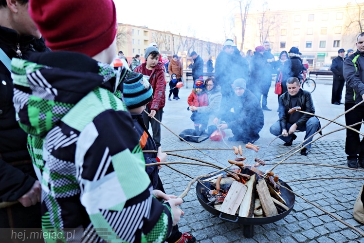 Walentynkowe grillowanie na Placu Armii Krajowej