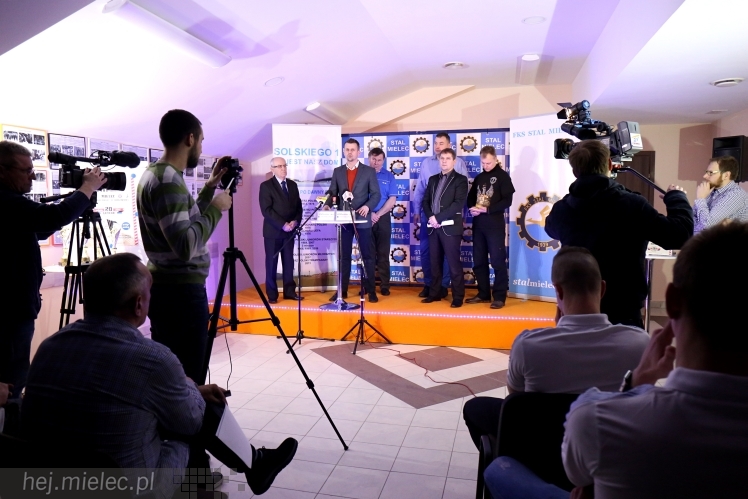 ?Wspieramy Stal? - spotkanie prasowe Mikrofon FKS Stal Mielec