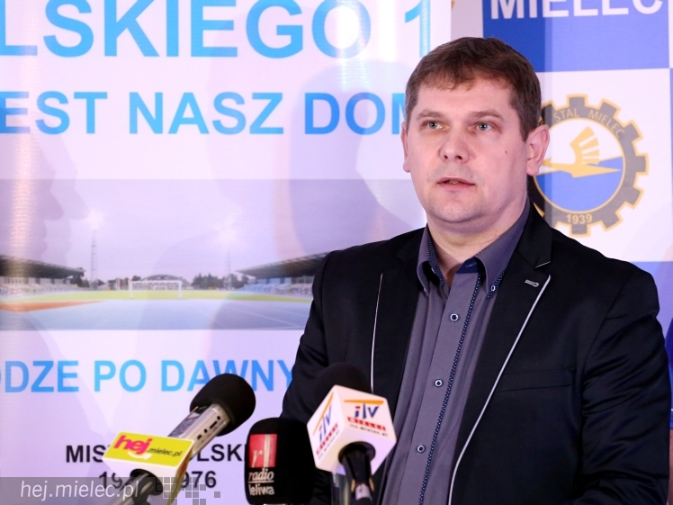 ?Wspieramy Stal? - spotkanie prasowe Mikrofon FKS Stal Mielec