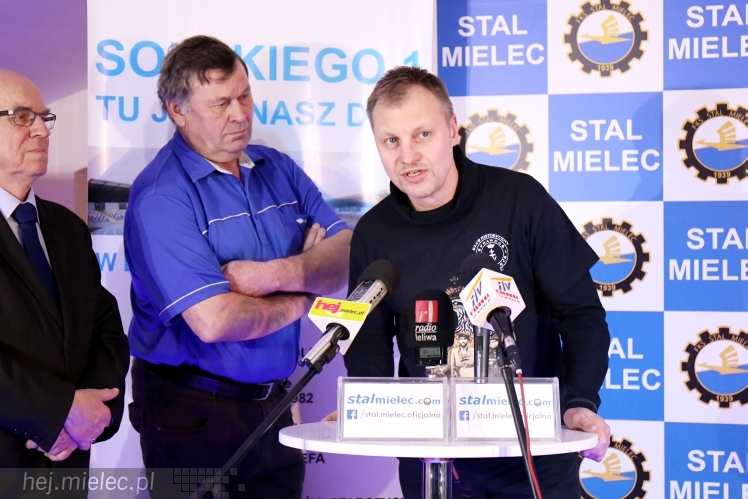 ?Wspieramy Stal? - spotkanie prasowe Mikrofon FKS Stal Mielec