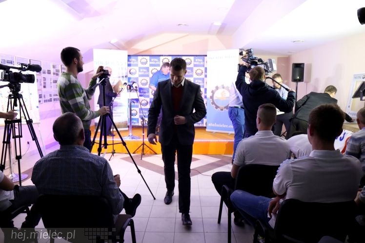 ?Wspieramy Stal? - spotkanie prasowe Mikrofon FKS Stal Mielec
